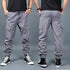 Men's Casual Cargo Pants with Elastic Waistband