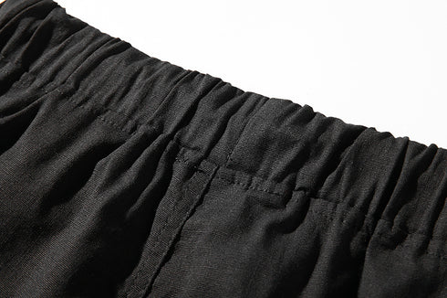 Men's Casual Classic Elastic Waist Shorts with Drawstring