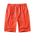Men's Casual Classic Elastic Waist Shorts with Drawstring