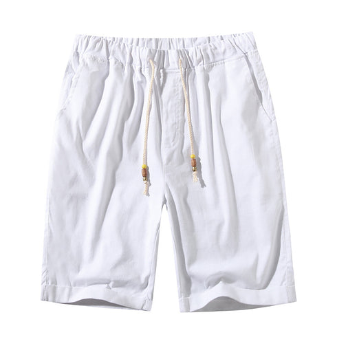 Men's Casual Classic Elastic Waist Shorts with Drawstring