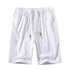 Men's Casual Classic Elastic Waist Shorts with Drawstring