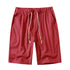 Men's Casual Classic Elastic Waist Shorts with Drawstring