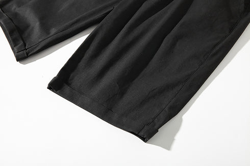 Men's Casual Classic Elastic Waist Shorts with Drawstring