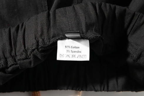 Men's Casual Classic Elastic Waist Shorts with Drawstring