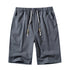 Men's Casual Classic Elastic Waist Shorts with Drawstring