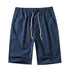 Men's Casual Classic Elastic Waist Shorts with Drawstring