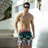 Men's Casual Classic Fit Summer Beach Shorts with Lined