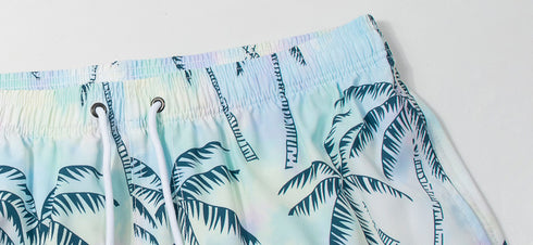 Men's Casual Classic Fit Summer Beach Shorts with Lined