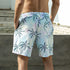 Men's Casual Classic Fit Summer Beach Shorts with Lined