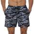 Men's Casual Classic Fit Water Resistant Swim Board Shorts