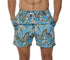 Men's Casual Classic Fit Water Resistant Swim Board Shorts
