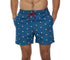 Men's Casual Classic Fit Water Resistant Swim Board Shorts