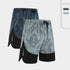 Men's Casual Comfy Elastic Waist Workout Shorts with Pockets