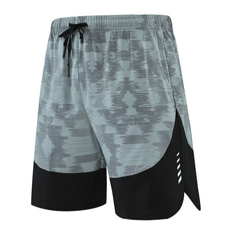 Men's Casual Comfy Elastic Waist Workout Shorts with Pockets