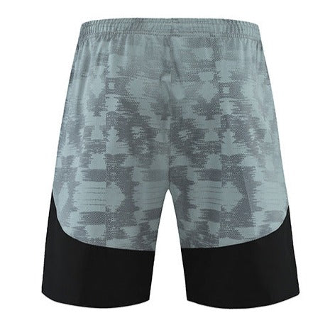 Men's Casual Comfy Elastic Waist Workout Shorts with Pockets