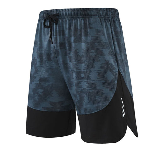 Men's Casual Comfy Elastic Waist Workout Shorts with Pockets