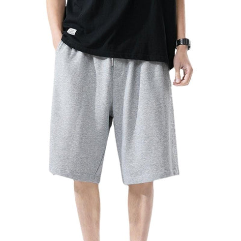 Men's Casual Cotton Athletic Fitness Drawstring Shorts