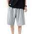 Men's Casual Cotton Athletic Fitness Drawstring Shorts