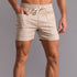 Men's Casual Cotton Jogging Shorts with Pockets