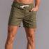 Men's Casual Cotton Jogging Shorts with Pockets