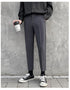 Men's Casual Cropped Ankle-Length Dress Pants