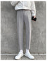 Men's Casual Cropped Ankle-Length Dress Pants