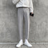 Men's Casual Cropped Ankle-Length Dress Pants