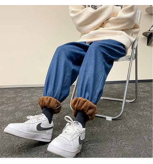 Men's Casual Drawstring Jogger Straight Leg Athletic Pants