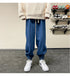 Men's Casual Drawstring Jogger Straight Leg Athletic Pants