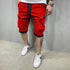 Men's Casual Elastic Waistband Relaxed Fit Cargo Shorts