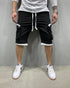 Men's Casual Elastic Waistband Relaxed Fit Cargo Shorts