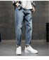Men's Casual Harem Jogger Jeans Denim Pants