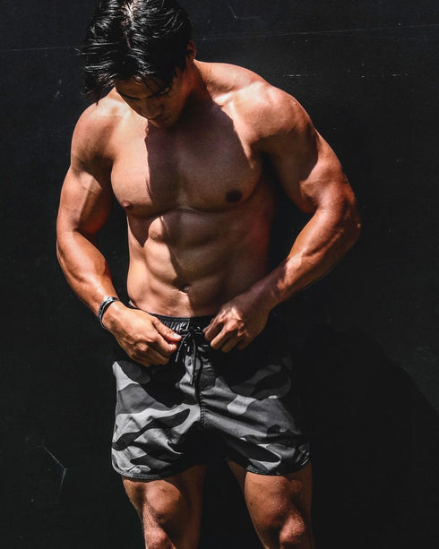 Men's Casual Loose Fit Gym Athletic Workout Shorts