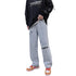 Men's Casual Loose Fit Straight Leg Ripped Jeans Denim Pants