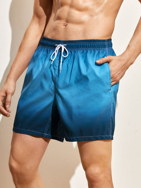 Men's Casual Loose Quick Dry Stretch Beach Board Shorts