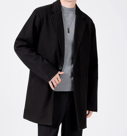 Men's Casual One Button Plus Size Suit Jacket for Daily