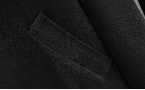 Men's Casual One Button Plus Size Suit Jacket for Daily