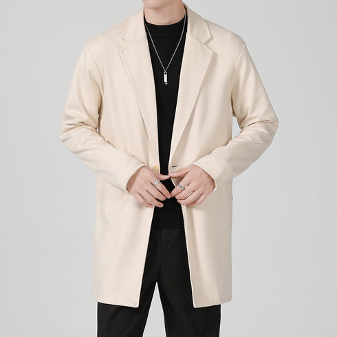 Men's Casual One Button Plus Size Suit Jacket for Daily