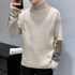 Men's Casual Plus Size Long Sleeve Turtleneck Pullover Sweaters