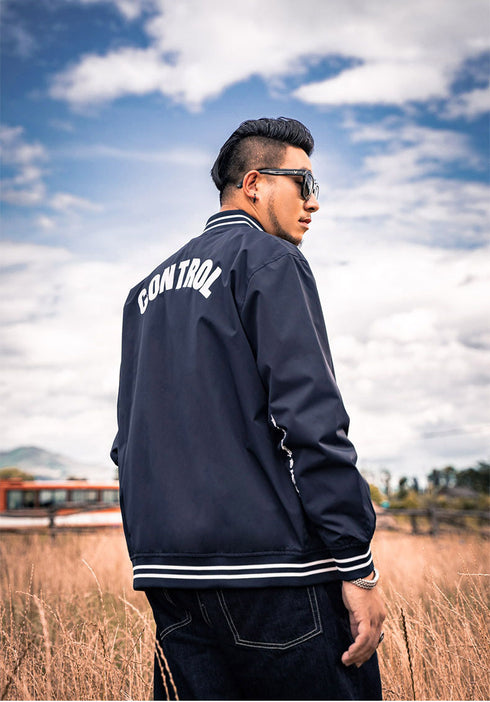 Men's Casual Plus Size Warm Padded Baseball Jacket