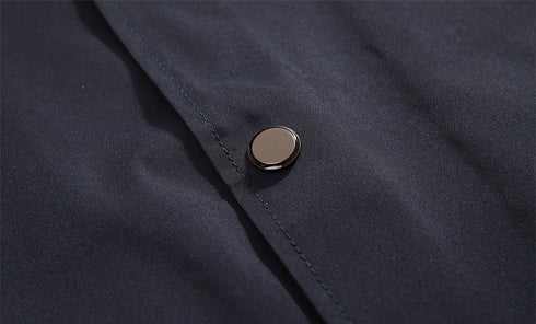 Men's Casual Plus Size Warm Padded Baseball Jacket