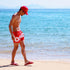 Men's Casual Printed Beach Shorts with Pocket