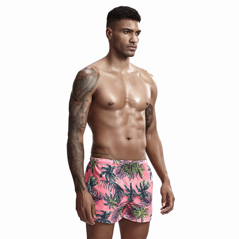 Men's Casual Printed Quick Dry Funny Beach Shorts