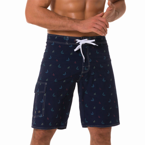 Men's Casual Quick Dry Beach Shorts with Lined