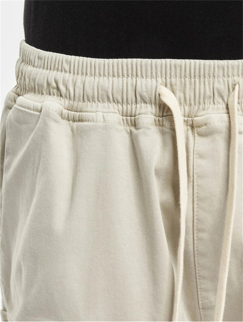 Men's Casual Relaxed Fit Elastic Waist Cargo Shorts