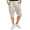Men's Casual Relaxed Fit Elastic Waist Cargo Shorts