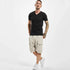 Men's Casual Relaxed Fit Elastic Waist Cargo Shorts