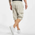 Men's Casual Relaxed Fit Elastic Waist Cargo Shorts