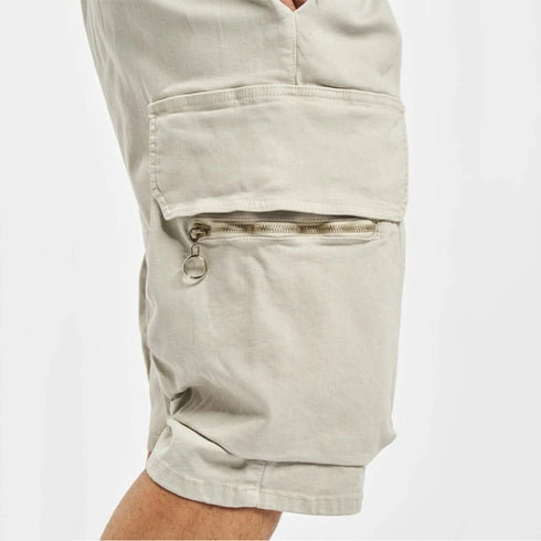 Men's Casual Relaxed Fit Elastic Waist Cargo Shorts