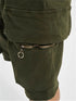 Men's Casual Relaxed Fit Elastic Waist Cargo Shorts
